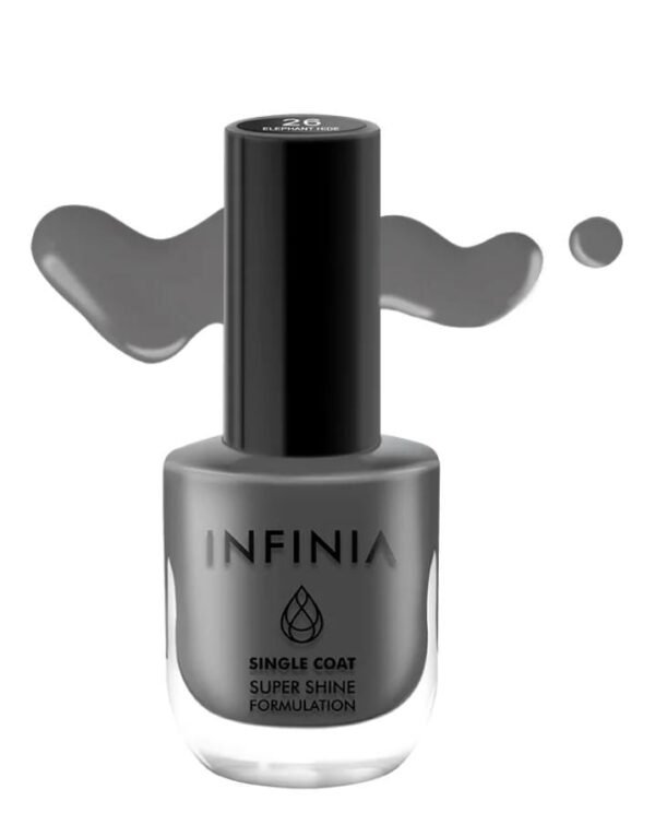 infinia single coat super shine nail color 26 elephant hide 10ml infinia single coat super shine nail color 26 elephant hide 10ml