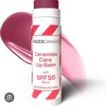 facescanada ceramide care lip balm with spf50 pa+++ water melon swirl 4g