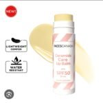 facescanada ceramide care lip balm with spf50 pa+++ clear natural 4g