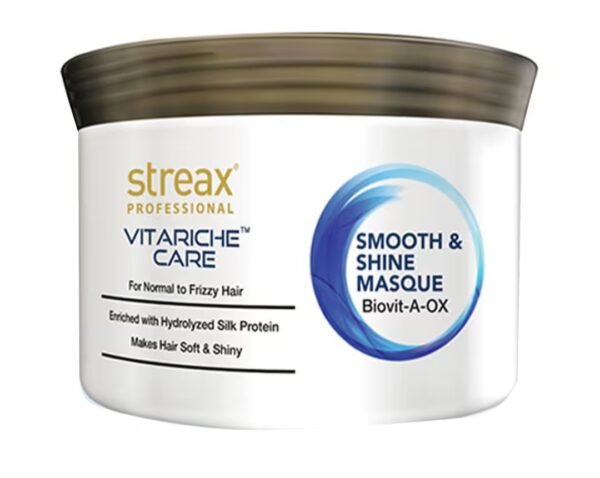 streax vitarich care smooth& shine masque 200g