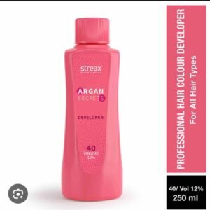 streax professional argan secrets developer 40 volume 12% 250ml