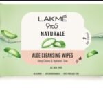lakmĒ 9to5 naturale aloe clensing wipes 25 wipes