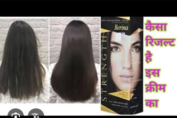 berina hair straightener cream for resistant hair 60gm