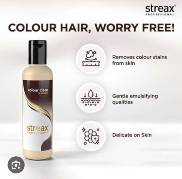 streax professional colour clean de stainer 100ml streax professional colour clean de stainer 100ml
