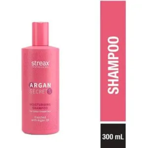 streax argan secrets moisturizing shampoo 300ml