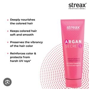 streax professional argan secrets moisturising conditioner 240g
