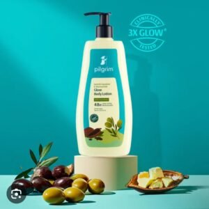 pilgrim spanish squalane& niacinamide glow body lotion with cocoa butter 400ml