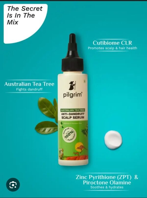 pilgrim australian tea tree anti dandruff scalp serum 100ml