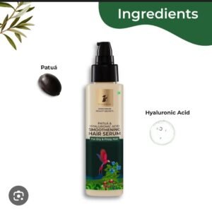 pilgrim patuÁ&hyaluronic acid shoomthining hair serum for dry and frizzy hair 100ml