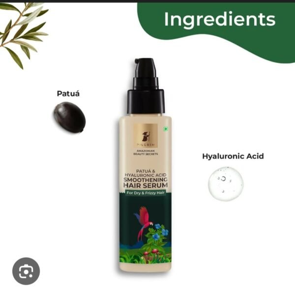 pilgrim patuÁ&hyaluronic acid shoomthining hair serum for dry and frizzy hair 100ml