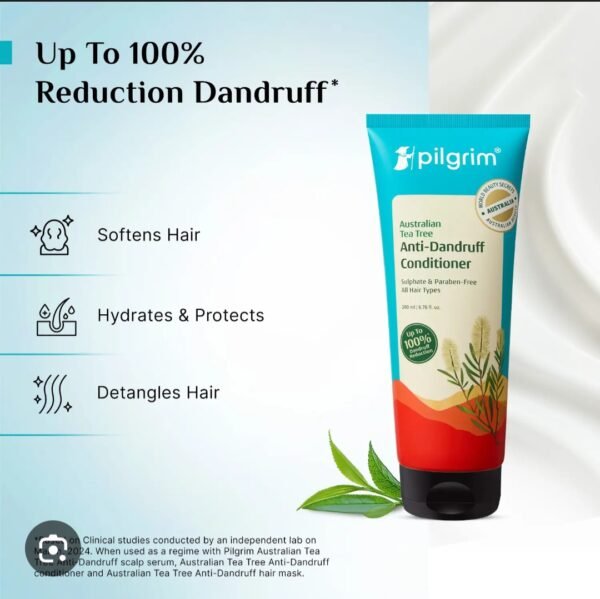 pilgrim australian tea tree anti dandruff conditioner 200ml