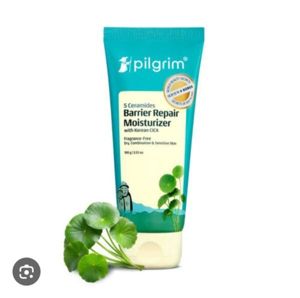 pilgrim 5 ceramidea barrier repair moisturizer with korean cica 100g