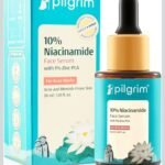 pilgrim 10% niacinamide face serum with 1% zinc pca for acne marks 30ml