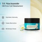 pilgrim 5% niacinamide oil free gel moisturizer with korean white lotus 50g