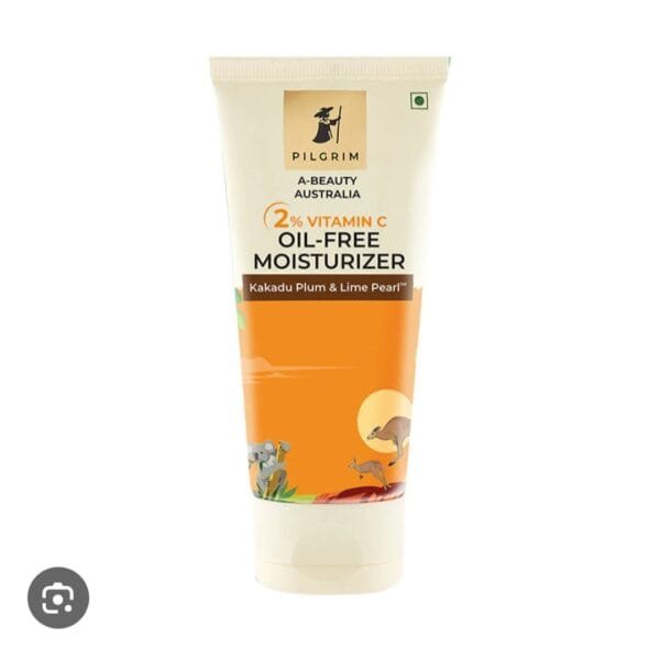 pilgrim a beauty australia 2% vitamin c oil free moisturizer kakadu plum & lime pearl 50g