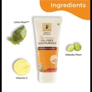 pilgrim a beauty australia 2% vitamin c oil free moisturizer kakadu plum & lime pearl 50g
