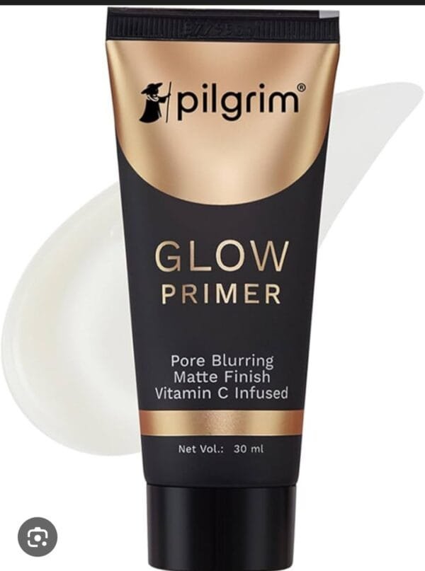 pilgrim glow primer pore blurring matte finish vitamin c infused 30ml