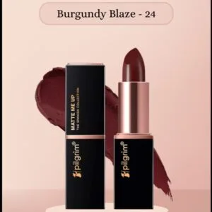 pilgrim the spanish collection matte me up lipstick 24 burgundy blaze 4.2g