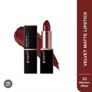 pilgrim the spanish collection matte me up lipstick 23 maroon affair 4.2g