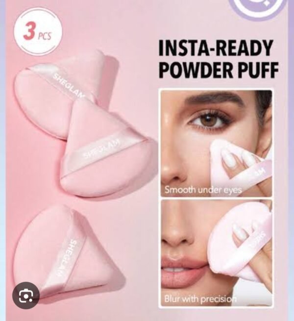 sheglam insta ready powder puff 3pecs sheglam insta ready powder puff 3pecs