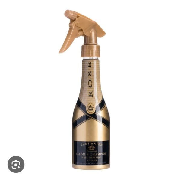 rose just water salon & campion spary bottle gold color