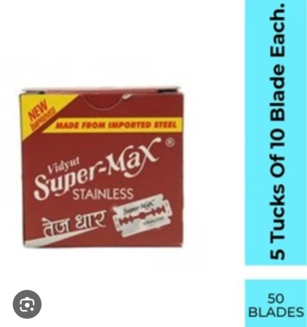 vidyut super max stainless blade 50pecs