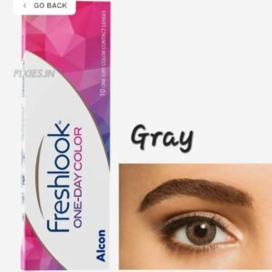 freshlook one day color gray color