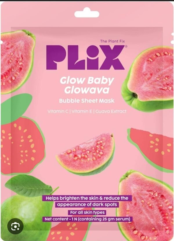 plix glow baby glowava bubble sheet mask 1n 25g plix glow baby glowava bubble sheet mask 1n 25g