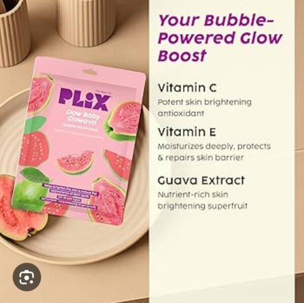 plix glow baby glowava bubble sheet mask 1n 25g plix glow baby glowava bubble sheet mask 1n 25g