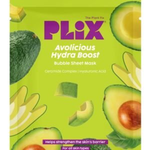 plix avolicious hydra boost bubble sheet mask 1n 25g