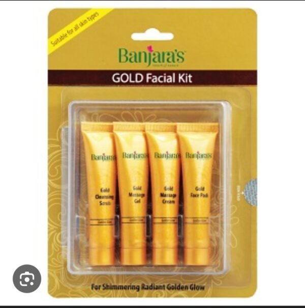 banjaras gold facial kit suitable for all skin type 60g