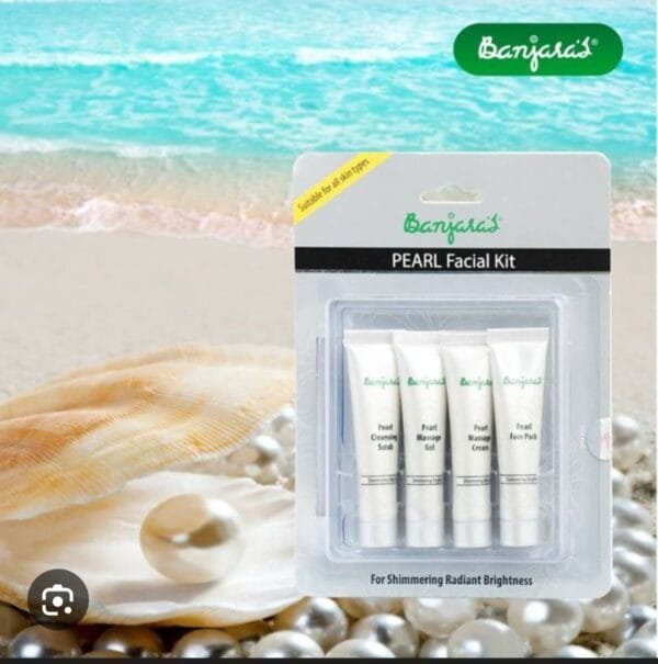 banjaras pearl facial kit suitable for all skin type 60g banjaras pearl facial kit suitable for all skin type 60g
