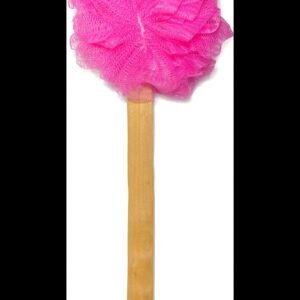 vega basic bath accessories pink bathing loofah 1n