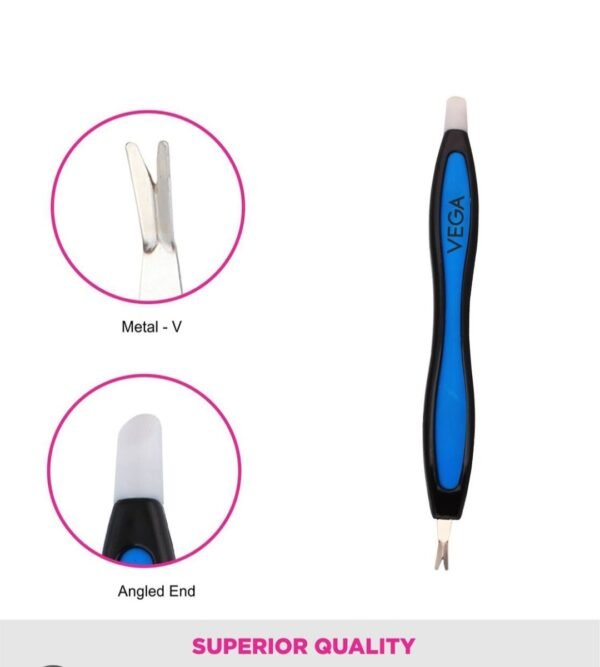 vega manicure tool for effortless grooming tools 2in1